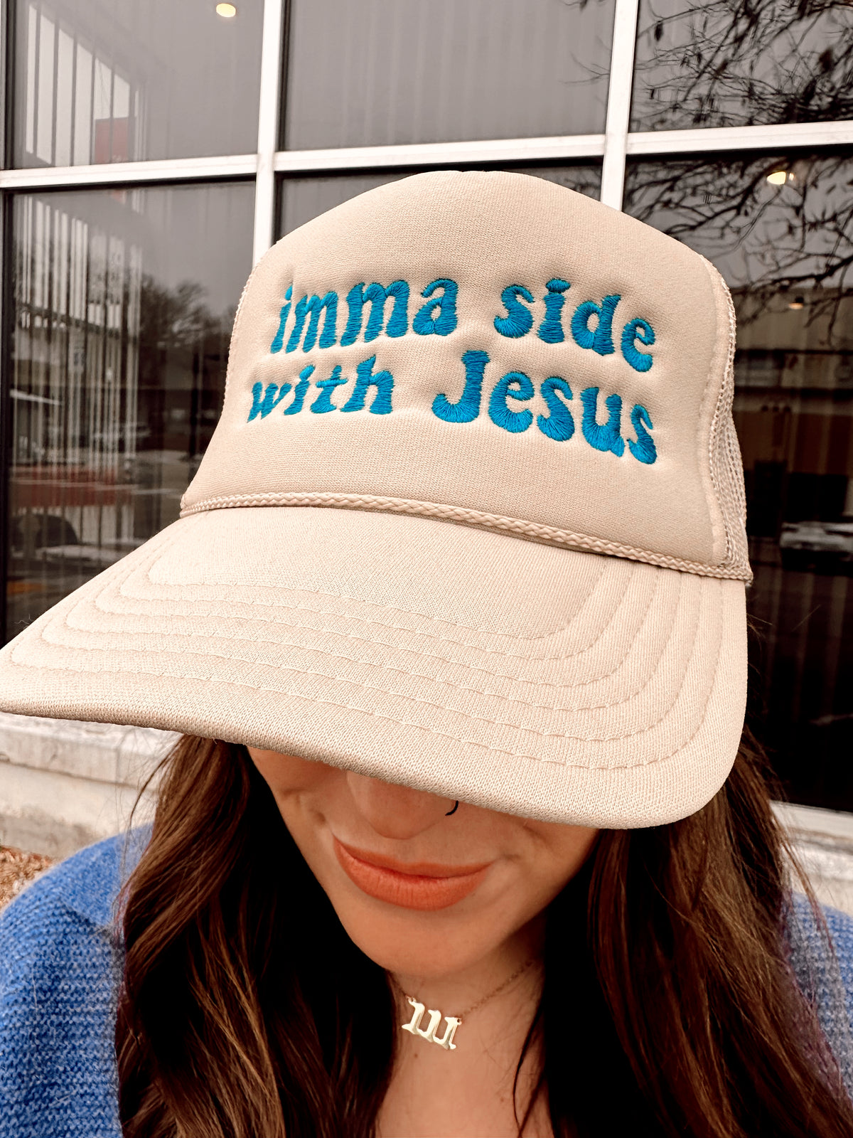 Imma Side With Jesus Trucker
