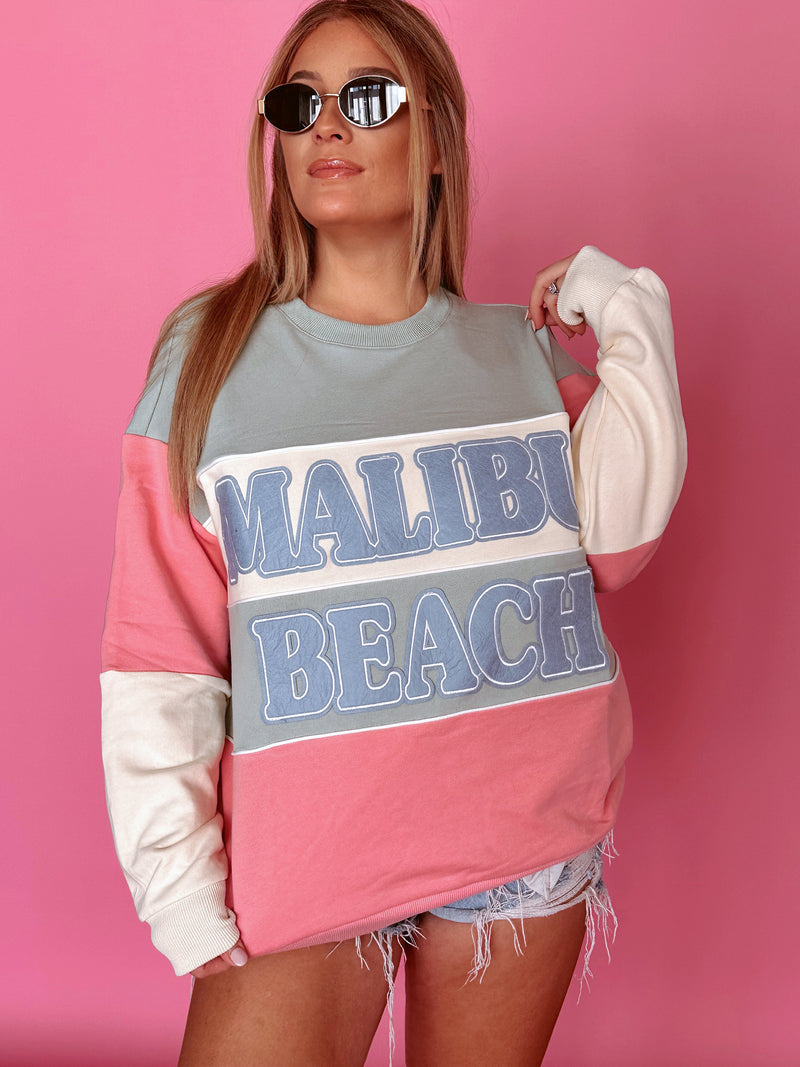 Malibu Patch Oversized Sweatshirt