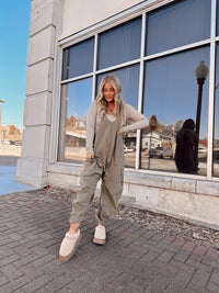 Ready To Go Essentials Jumpsuit (olive)