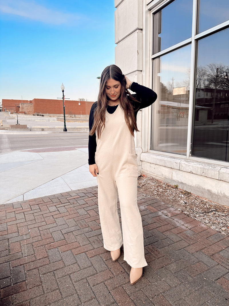 Knotted Jumpsuit (natural)