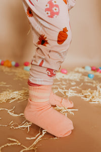 Stripes Kids Socks(peach)