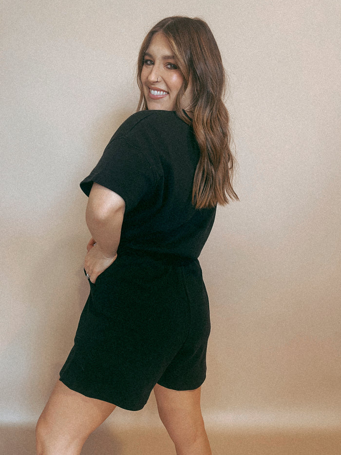 Ready For Anything Romper (black)